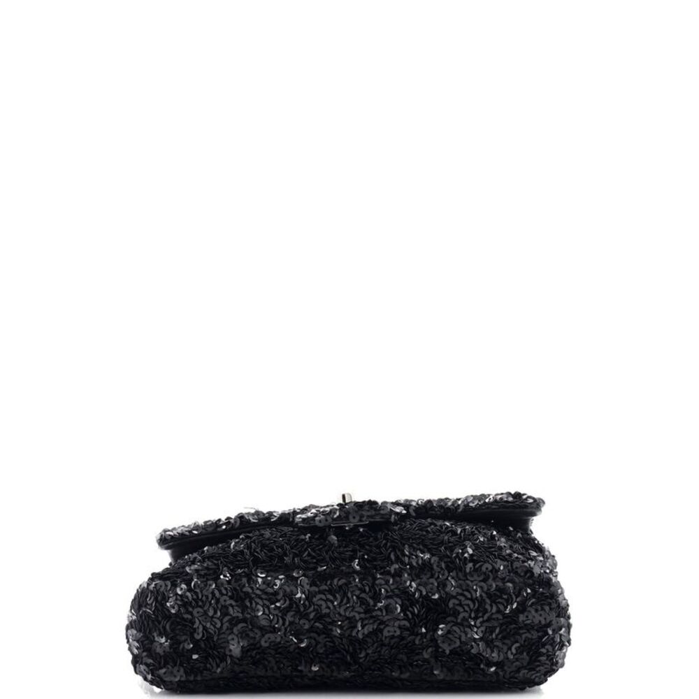 Chanel Flap Bag Sequins Mini Black - Picture 4 of 7